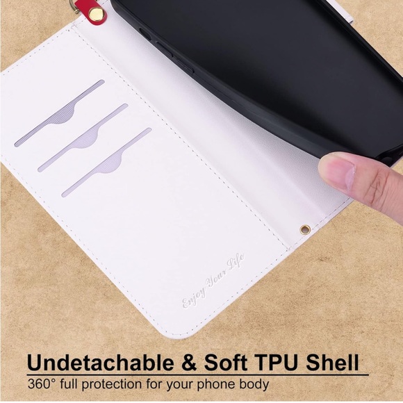 5for$10 Samsung Galaxy S10 Apples Cartoon Flip Wallet Leather Case 3 Card Slot - Picture 7 of 9